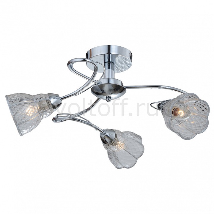 Люстра на штанге IDLamp Люстра на штанге IDLampПотолочные светильники модерн<br>Артикул - ID_866_3PF-Chrome,Серия - 866<br>
