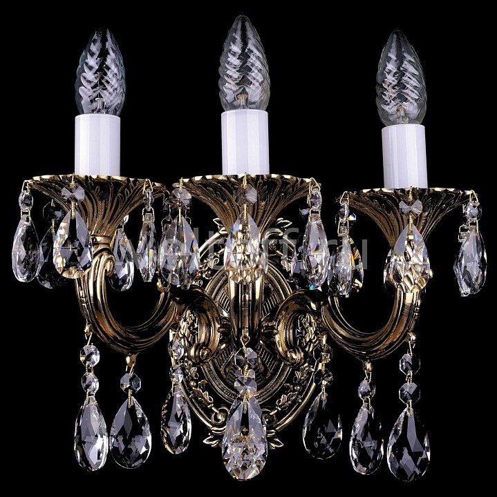Бра Bohemia Ivele Crystal Бра Bohemia Ivele CrystalЭлитные светильники<br>Артикул - BI_1700_3_A_GB,Серия - 1700<br>