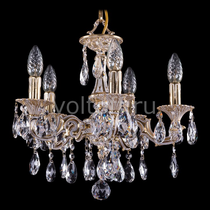 Подвесная люстра Bohemia Ivele Crystal Подвесная люстра Bohemia Ivele CrystalЭлитные светильники<br>Артикул - BI_1707_5_125_A_GW,Серия - 1707<br>