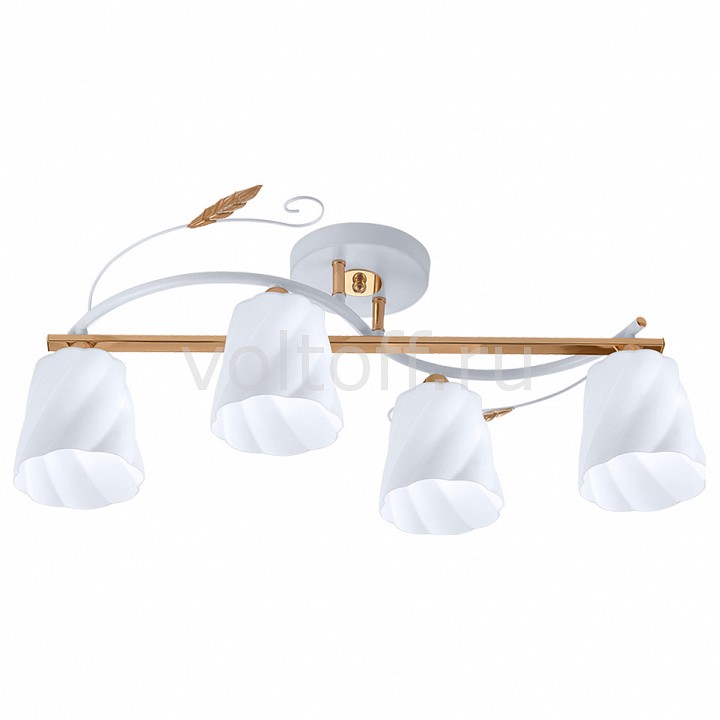 Потолочная люстра IDLamp Потолочная люстра IDLampПотолочные светильники модерн<br>Артикул - ID_380_4PF-Whitegold,Серия - 380<br>
