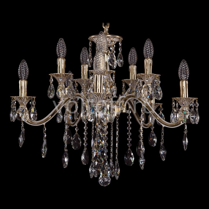 Подвесная люстра Bohemia Ivele Crystal Подвесная люстра Bohemia Ivele CrystalЭлитные светильники<br>Артикул - BI_1703_10_225_B_GW,Серия - 1703<br>