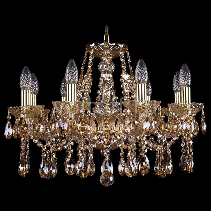 Подвесная люстра Bohemia Ivele Crystal Подвесная люстра Bohemia Ivele CrystalЭлитные светильники<br>Артикул - BI_1413_8_200_G_M721,Серия - 1413<br>