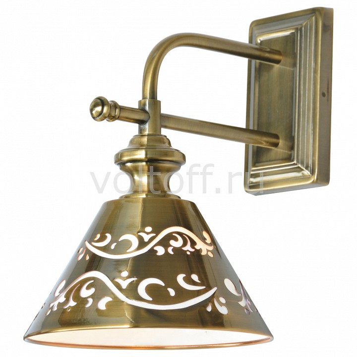 Бра Arte Lamp Бра Arte LampСветильники под бронзу<br>Артикул - AR_A1511AP-1PB,Серия - Kensington<br>