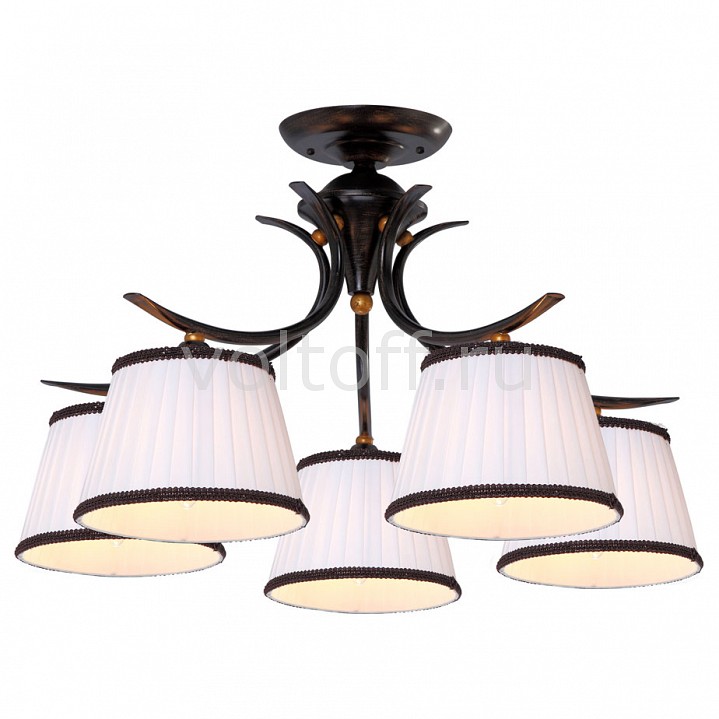 Люстра на штанге Arte Lamp Люстра на штанге Arte LampКлассические потолочные светильники<br>Артикул - AR_A5133PL-5BR,Серия - Irene<br>