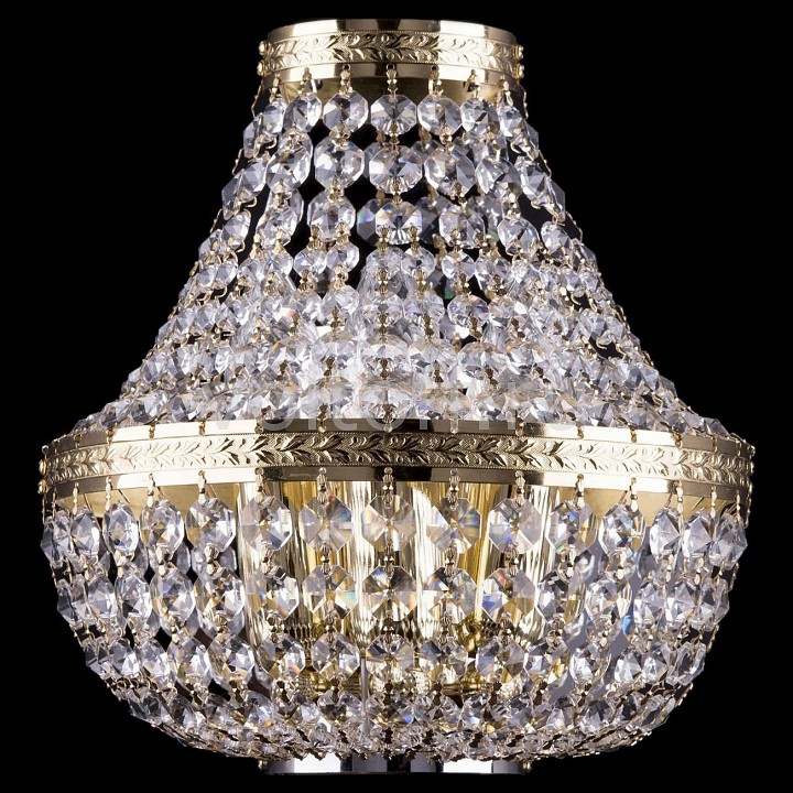 Накладной светильник Bohemia Ivele Crystal Накладной светильник Bohemia Ivele CrystalЭлитные светильники<br>Артикул - BI_2160_3_GD,Серия - 2160<br>