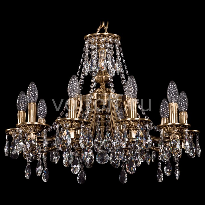 Подвесная люстра Bohemia Ivele Crystal Подвесная люстра Bohemia Ivele CrystalЭлитные светильники<br>Артикул - BI_1771_10_190_A_FP,Серия - 1771<br>