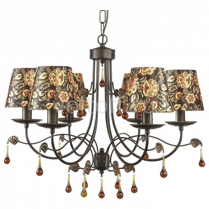 Подвесная люстра Arte Lamp Подвесная люстра Arte LampПотолочные светильники модерн<br>Артикул - AR_A6106LM-6BK,Серия - Moscow<br>