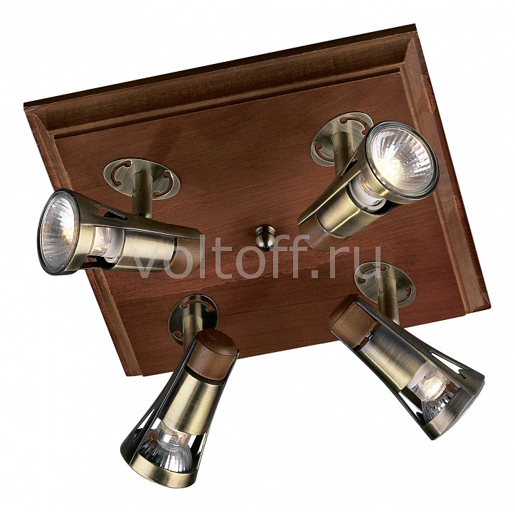 Спот Odeon Light Спот Odeon LightСветильники под бронзу<br>Артикул - OD_1972_4W,Серия - Virsu<br>